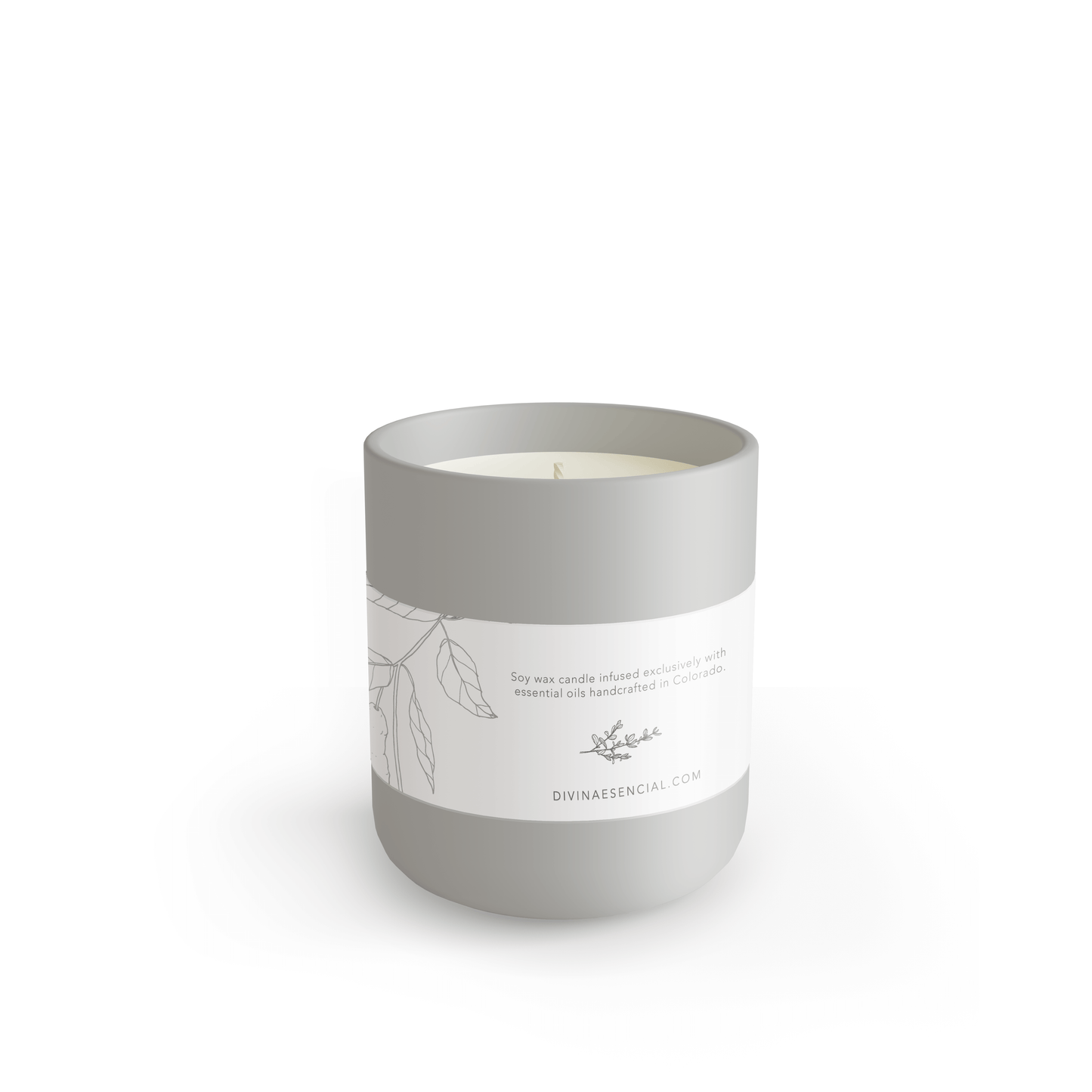 Amalfi Harmony - Natural Coconut Soy Wax Candle, 8oz with Canva Gift Bag