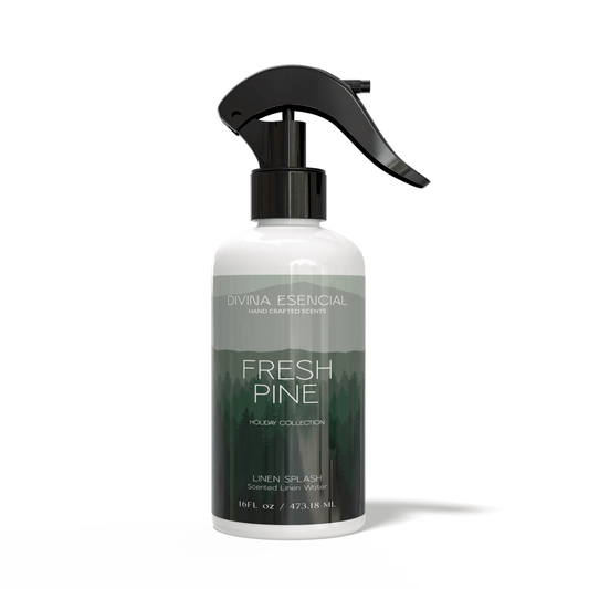 Fresh Pine Linen Spray – Holiday Crisp Pine