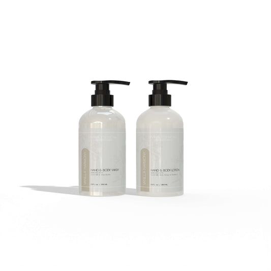 Luxurious Hand & Body Care Duo: Vanilla Harmony