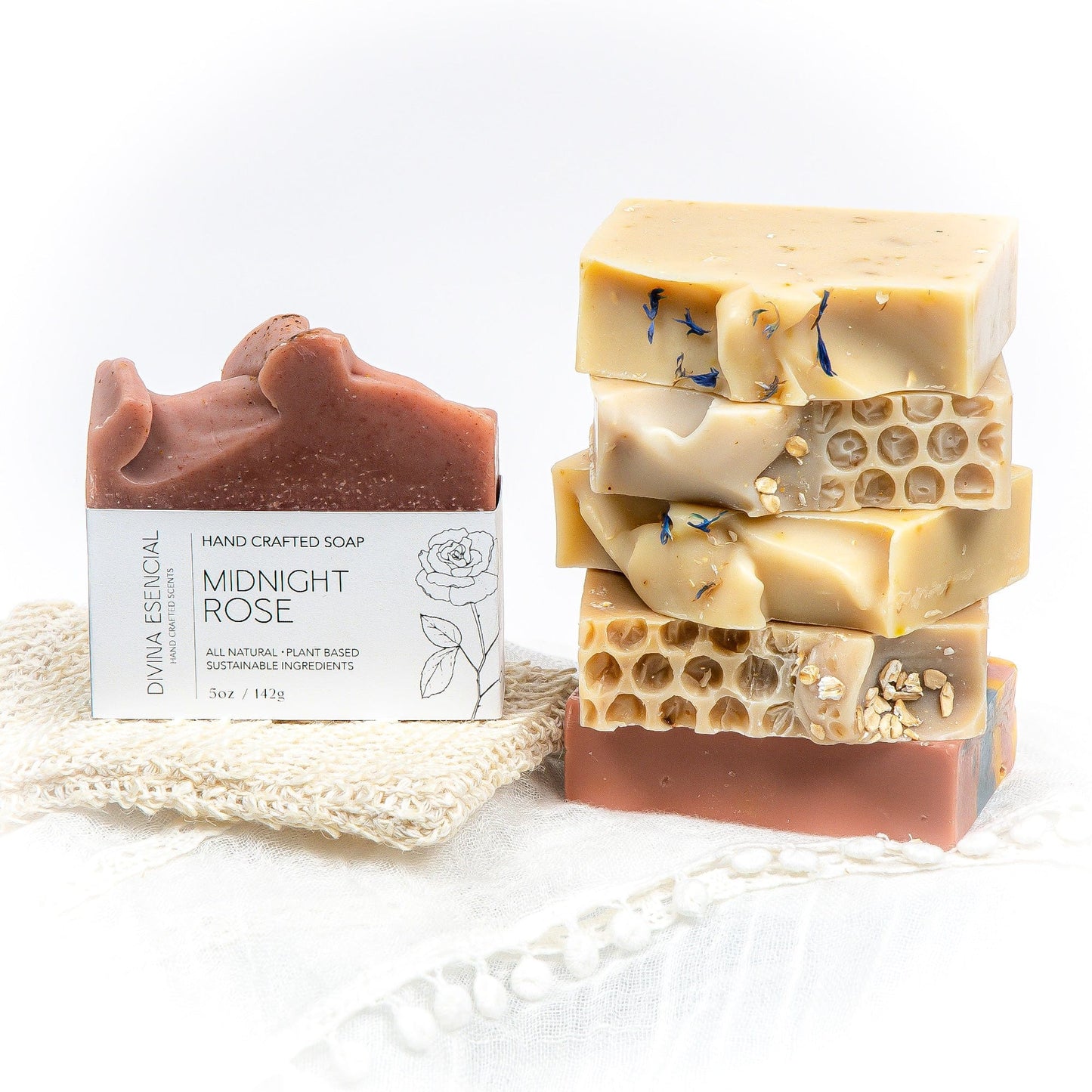 Midnight Rose - Premium Rose Bar Soap