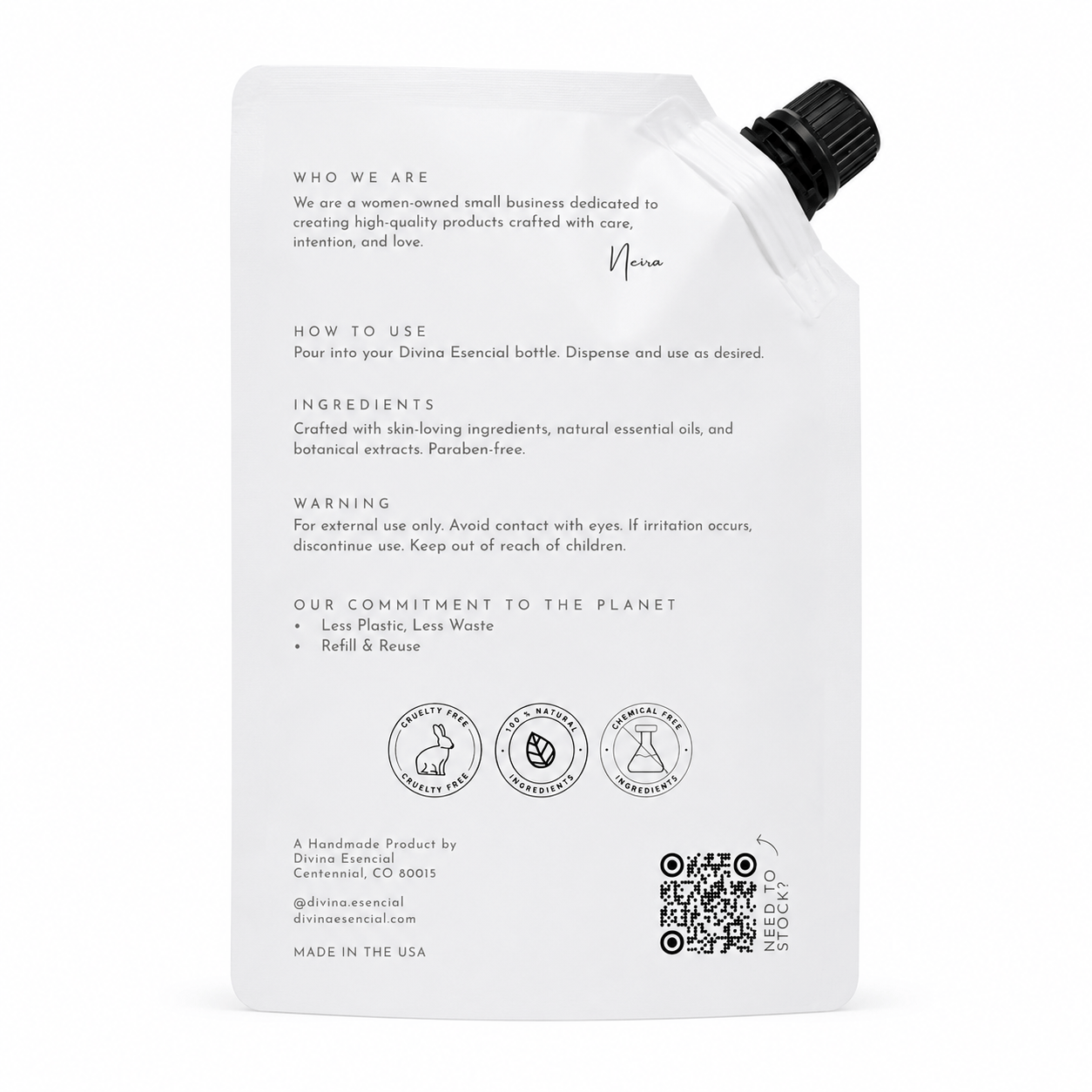 Hand & Body Lotion Refill Pouch - Mystic Bamboo