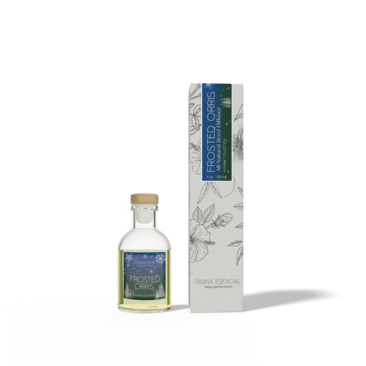 Frosted Orris Reed Diffuser – Sea Salt & Citrus Holiday Scent
