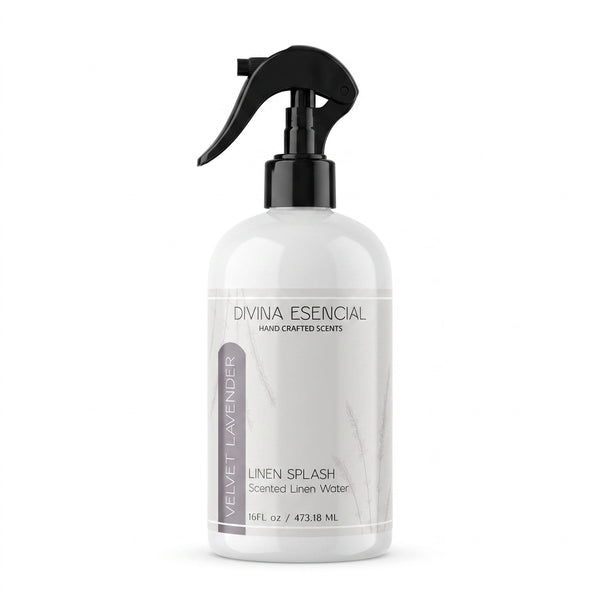 velvet-lavender Linen Spray 16oz - White Background
