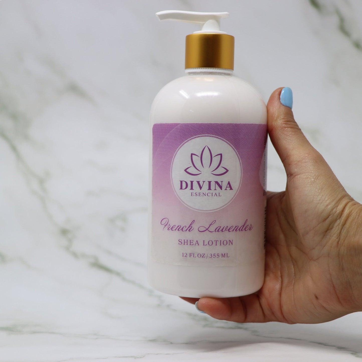 Divina Esencial Shea Butter Hand Lotion French Lavender 12 fl oz - Rebrand Sale