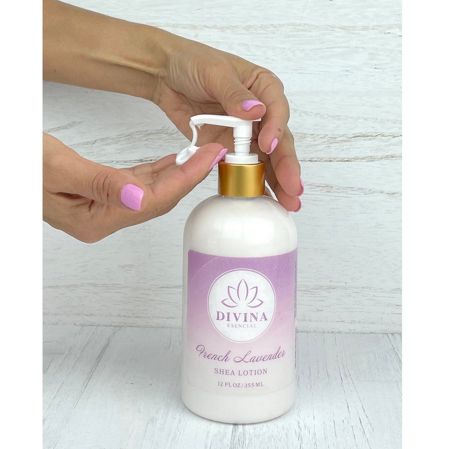 Divina Esencial Shea Butter Hand Lotion French Lavender 12 fl oz - Rebrand Sale