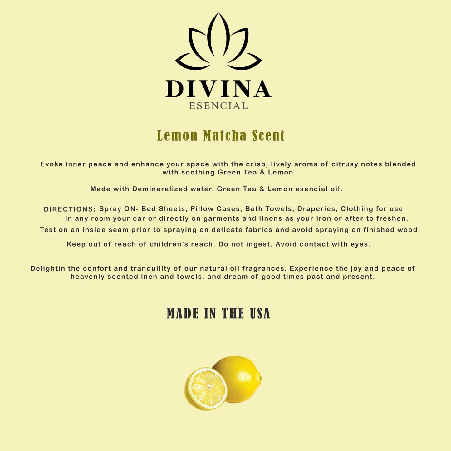 Lemon Matcha Linen Spray - Rebrand Sale - Image 7