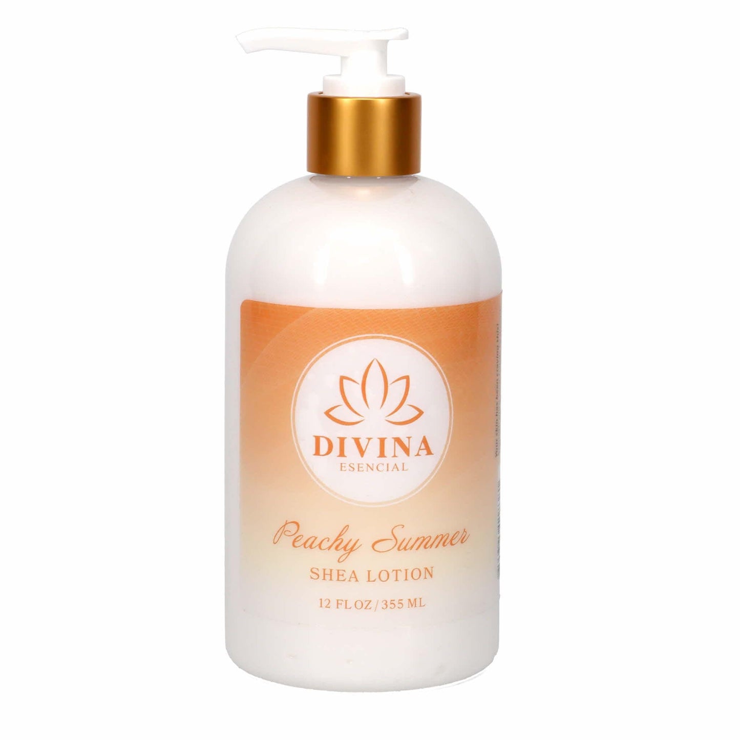 Divina Esencial Shea Butter Hand Lotion Peachy Summer 12 fl oz