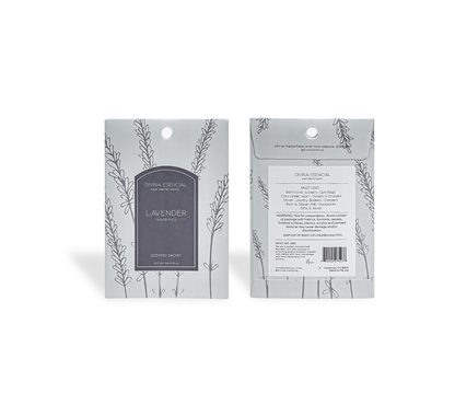 Scented Sachets - Assorted 6 Count with a Canvas Set