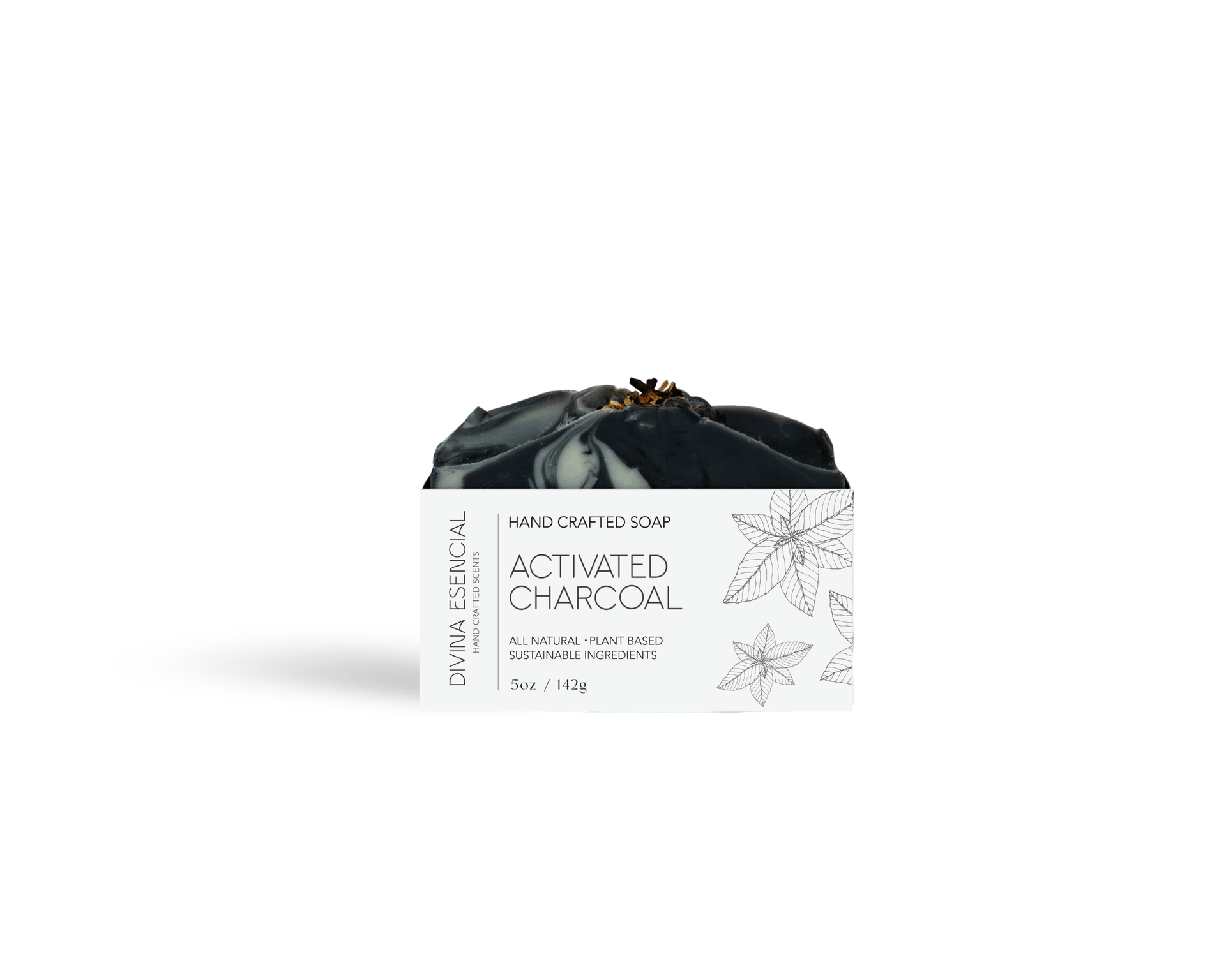 Activated Charcoal Deep Cleansing Soap Bar | Divina Esencial