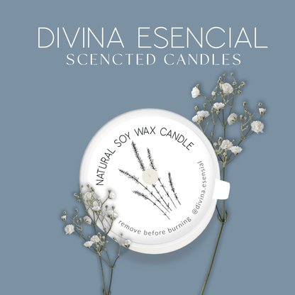 Lavender Breeze Soy Candle - 8oz with Canva Gift Bag