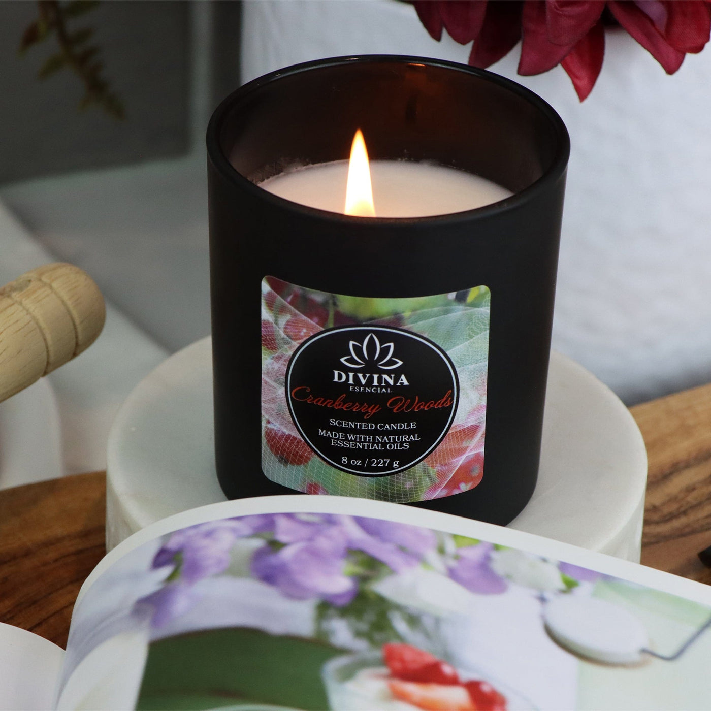 Cranberry Woods Single Wick Candle