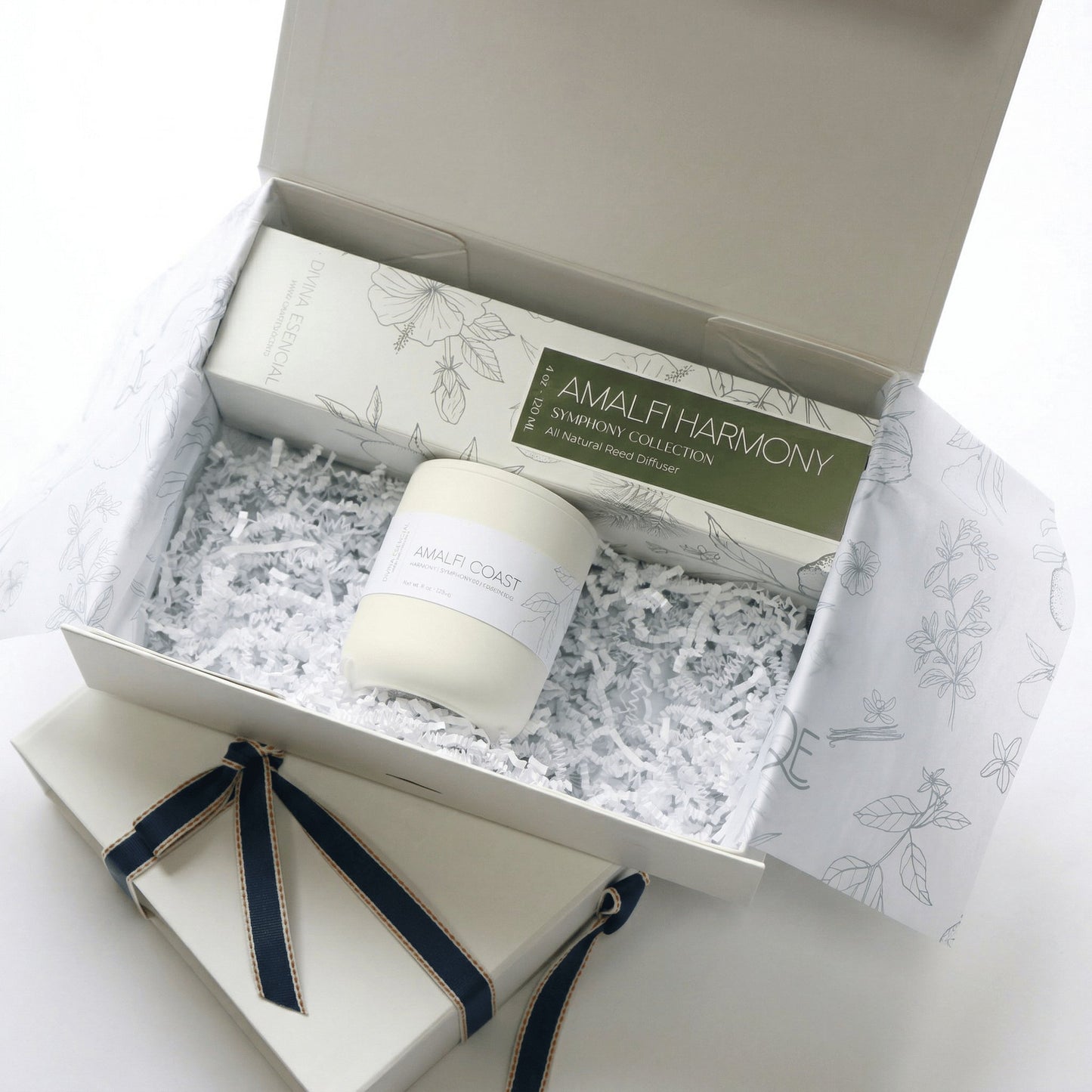 Amalfi Home Scents Gift Set - Amalfi Coast candle and Amalfi Harmony reed diffuser