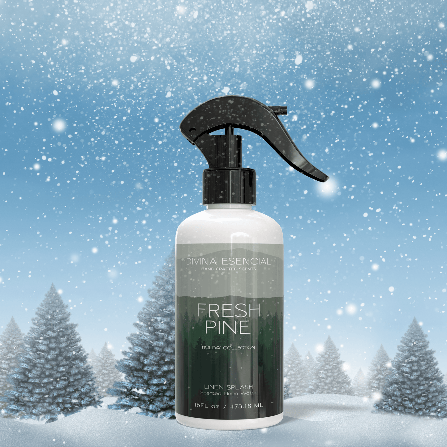 Fresh Pine Holiday Linen Spray | Crisp Pine Scent