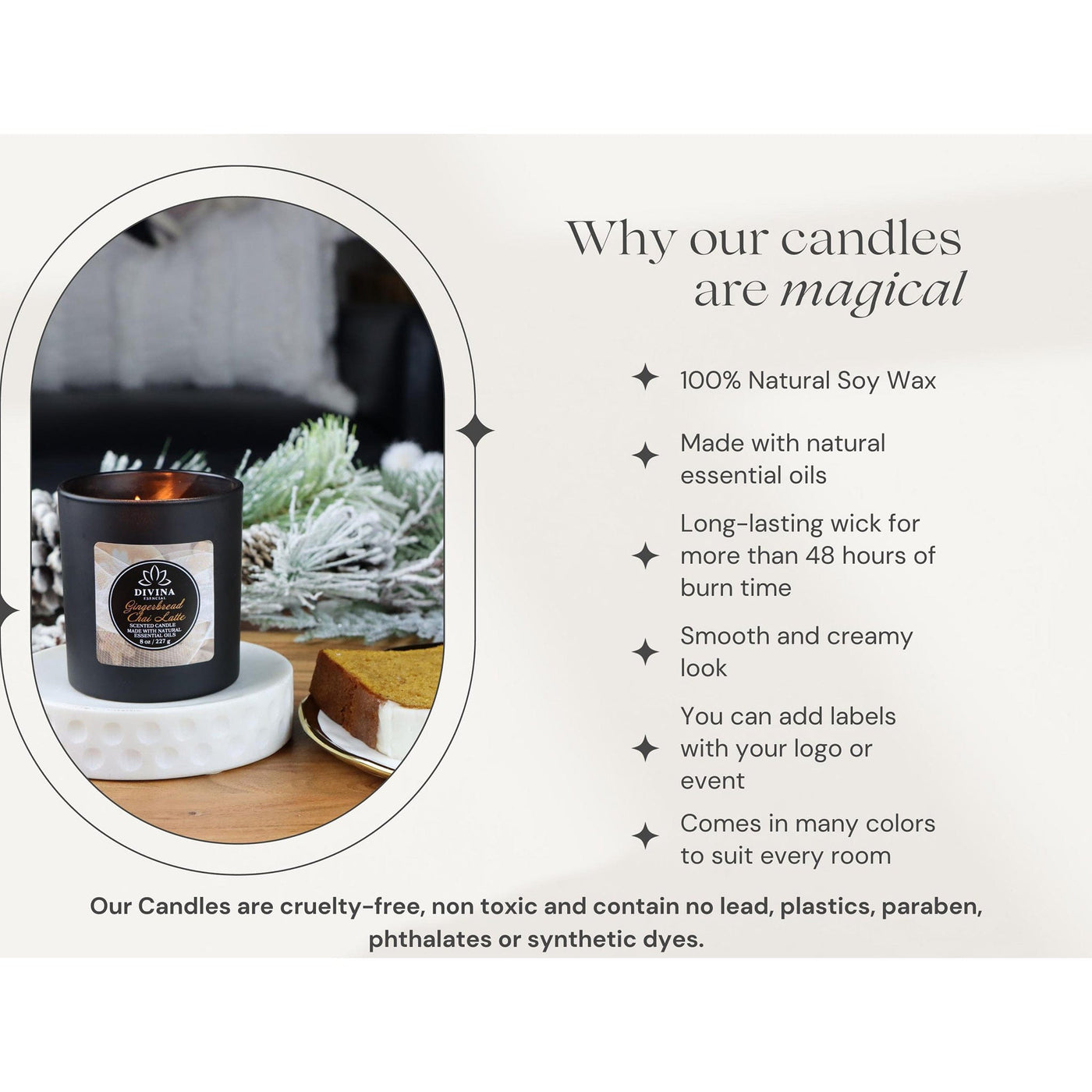 Gingerbread Chai Latte Single Wick Candle