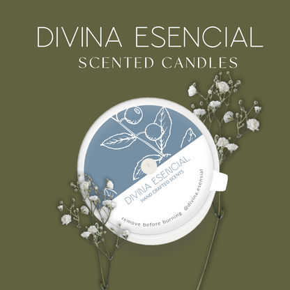 Lavender Breeze - Natural Coconut Soy Wax Candle, 8oz with Canva Gift Bag