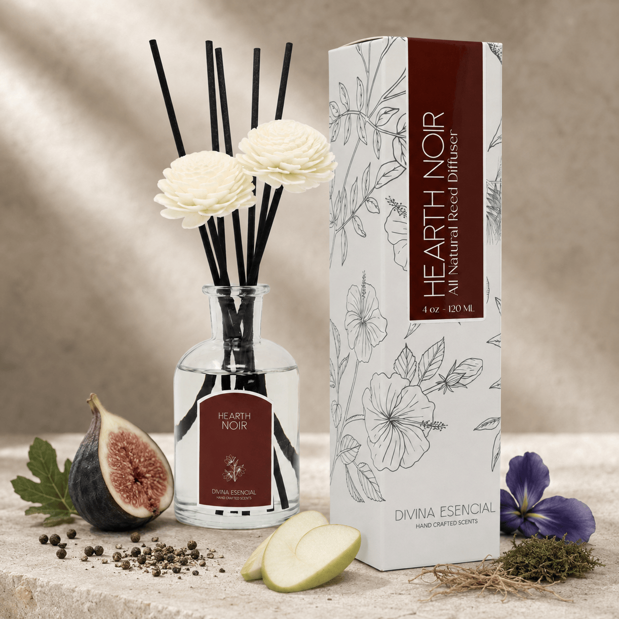 Hearth Noir Reed Diffuser