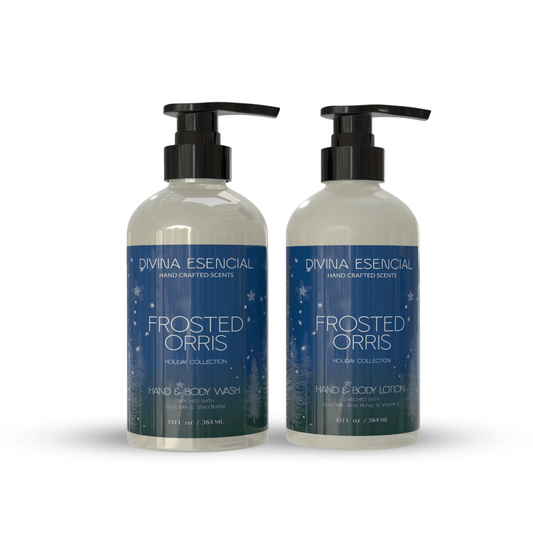 Frosted Orris Holiday Hand & Body Care Duo | Sea Salt & Citrus Scent