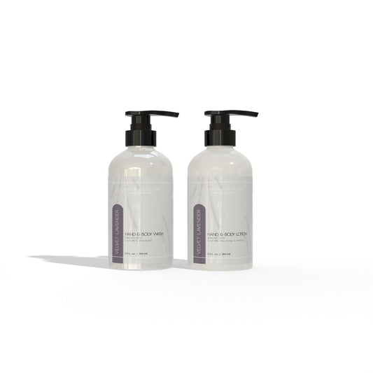 Luxurious Hand & Body Care Duo: Velvet Lavender