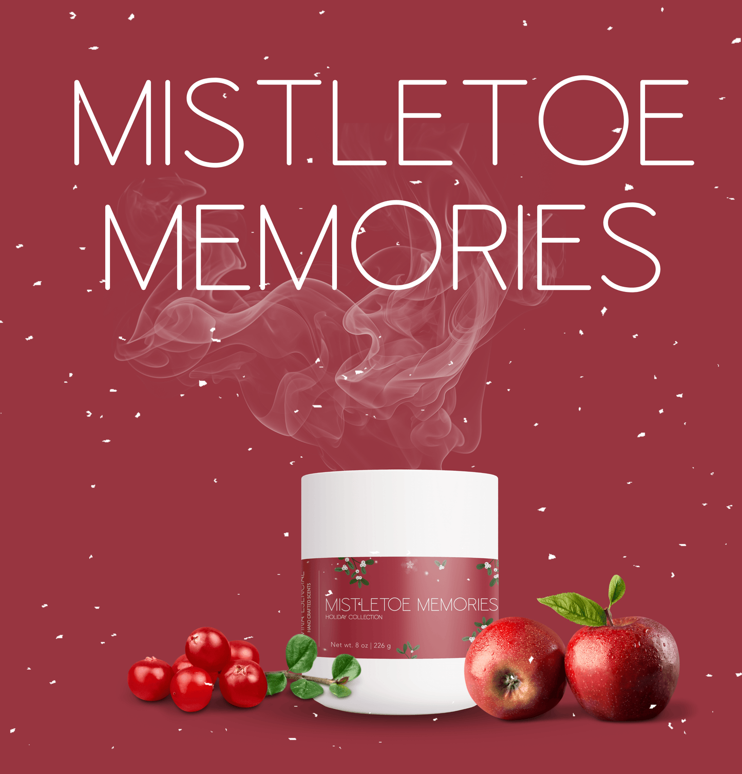 Mistletoe Memories Candle with Canvas Bag - Holiday Collection