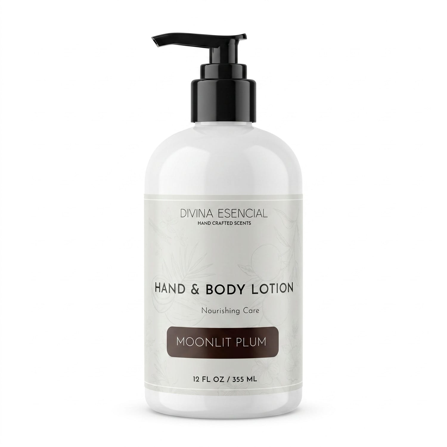 Hand & Body Lotion Moonlit Plum - White Background