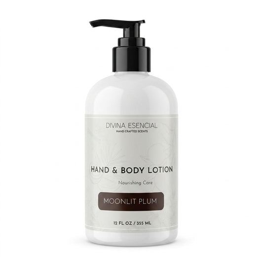 Hand & Body Lotion Moonlit Plum - White Background