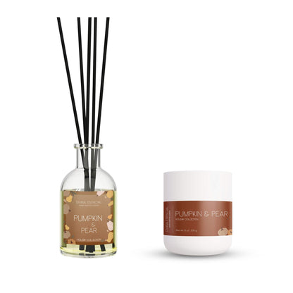 Fall & Holiday Diffuser & Candle Gift Sets – Winter, Pumpkin & Frosted