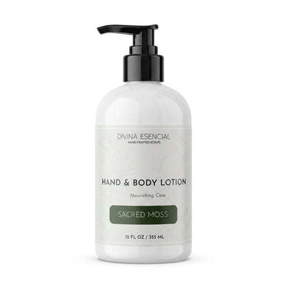 Hand & Body Lotion Sacred Moss - White Background