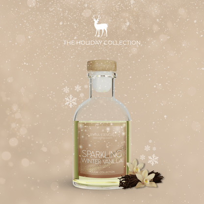 Sparkling Vanilla Holiday Reed Diffuser | Warm & Cozy Scented Diffuser