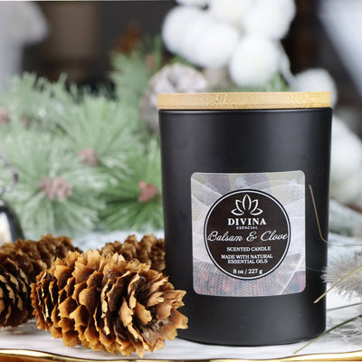 Balsam & Clove Single Wick Candle