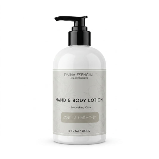 Hand & Body Lotion Vanilla Harmony - White Background