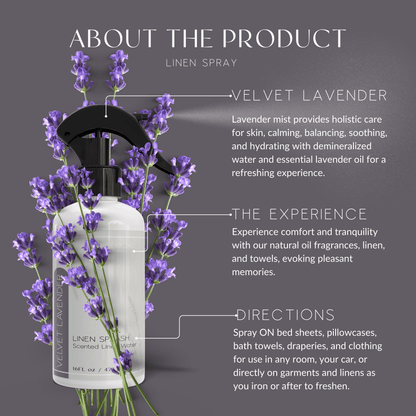 Velvet Lavender Linen Spray