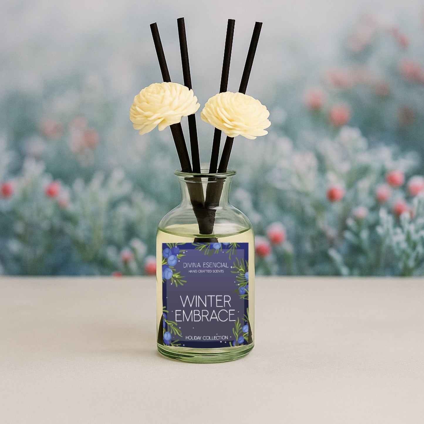 Winter Embrace – Candle & Reed Diffuser Set