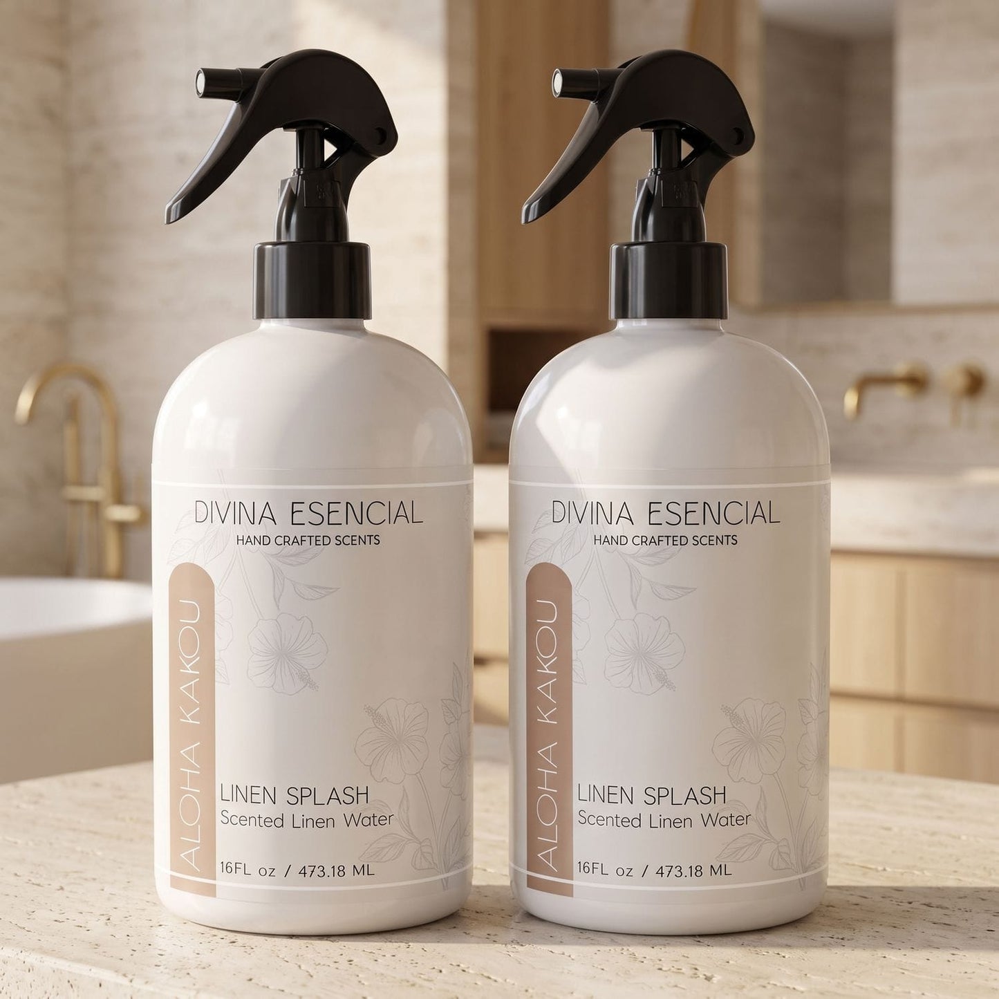 Aloha Kakou Linen Spray 16oz 2-Pack Lifestyle