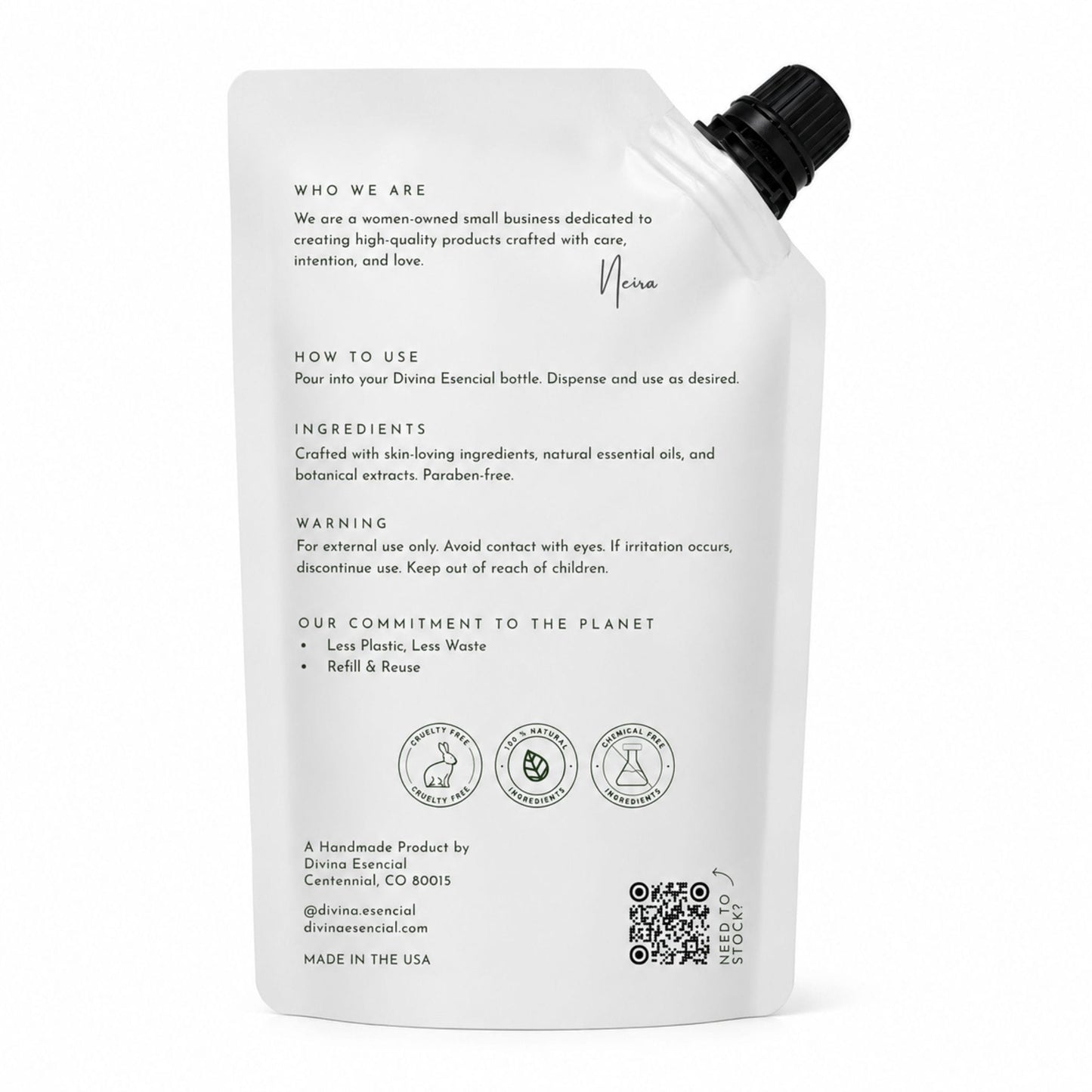 Hand & Body Wash Refill Pouch - Ocean Breeze