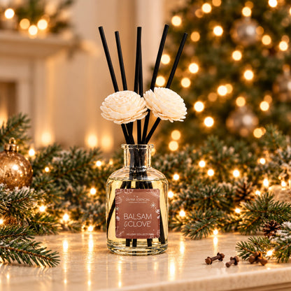 Balsam & Clove Holiday Reed Diffuser – Festive Christmas Scent