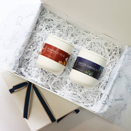 Fall Candle Gift Set – 2 Pack in Gift Box