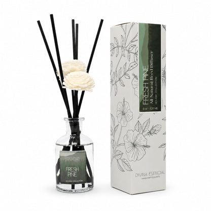 Fresh Pine Candle & Reed Diffuser Gift Set – Holiday Duo