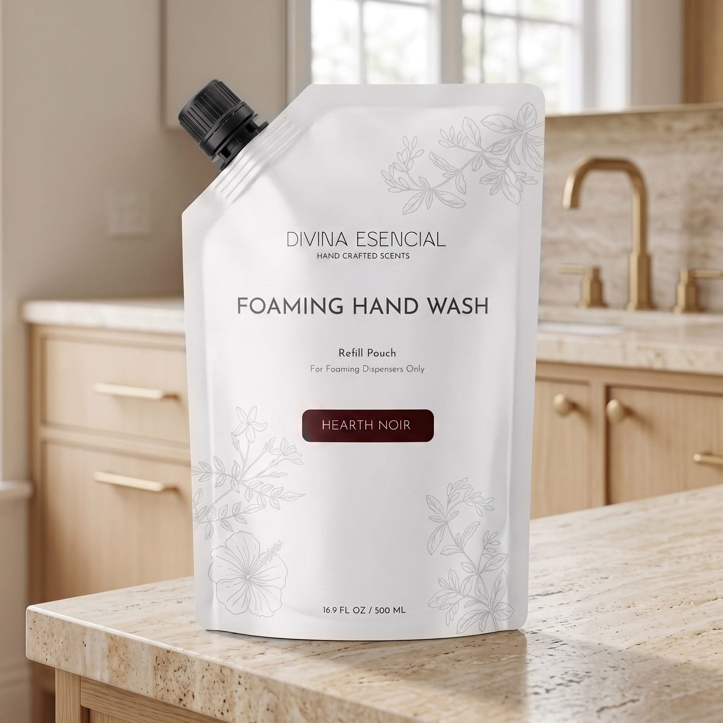 Foaming Hand Wash Refill Pouch - Hearth Noir Lifestyle