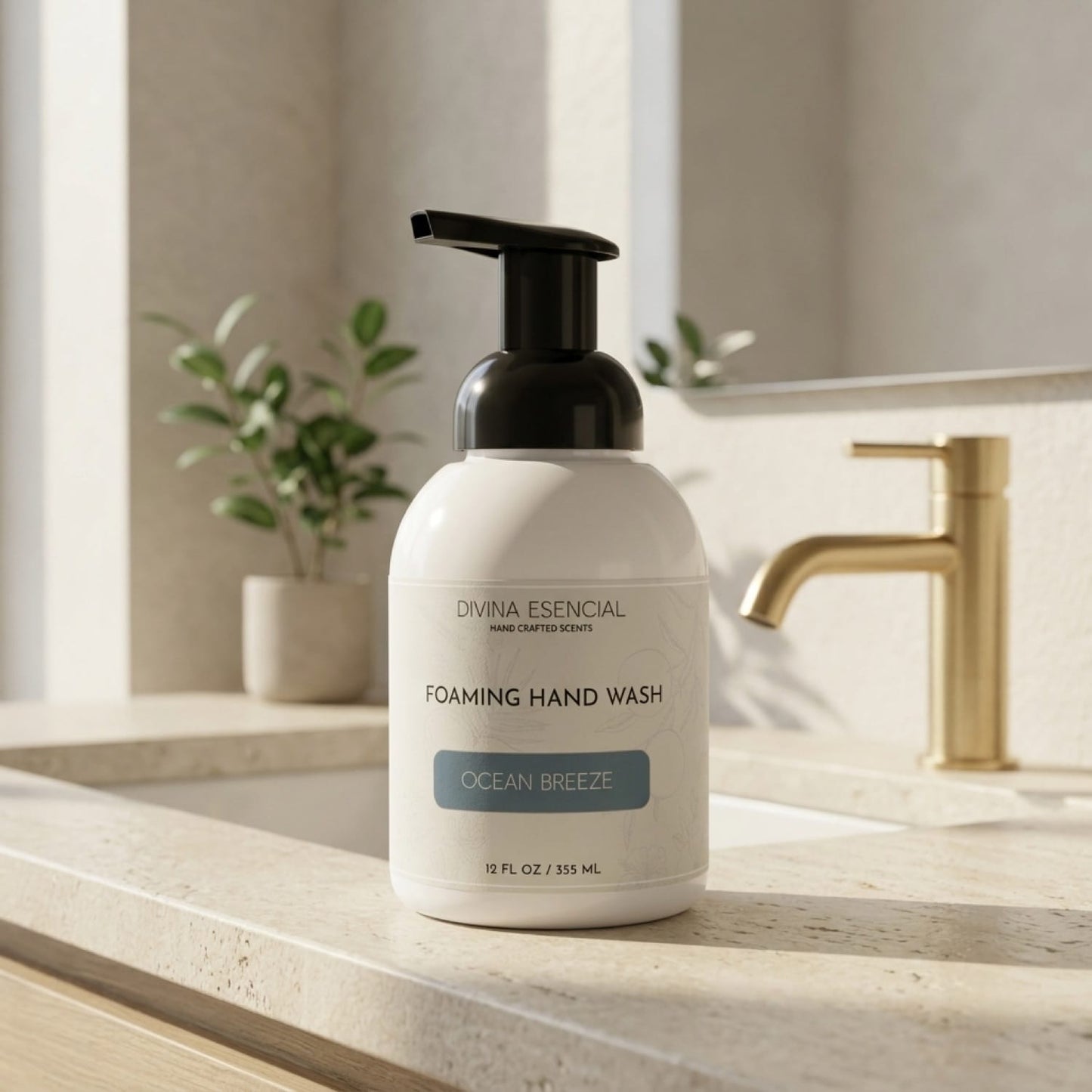 Foaming Hand Wash Pump - Ocean Breeze - Lifestyle