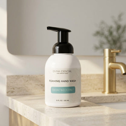 Foaming Hand Wash Pump - Sea Salt & Coconut - Lifestyle