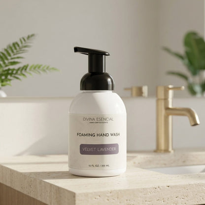 Foaming Hand Wash Pump - Velvet Lavender - Lifestyle