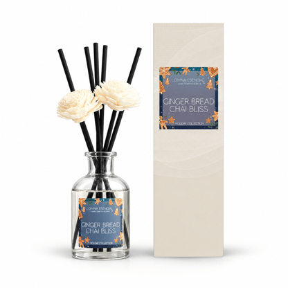 Gingerbread Chai Bliss Reed Diffuser – Holiday Collection