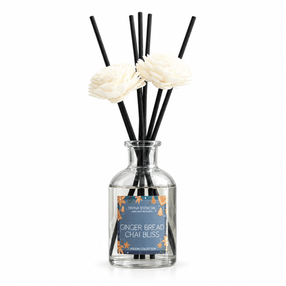 Gingerbread Chai Bliss Reed Diffuser – Holiday Collection