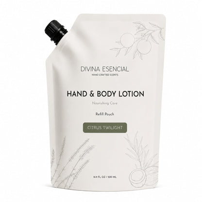 Hand & Body Lotion Refill Pouch - Citrus Twilight