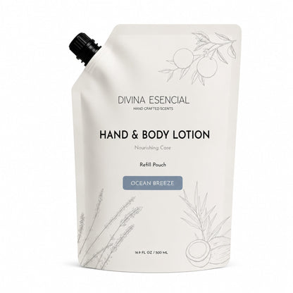 Hand & Body Lotion Refill Pouch - Ocean Breeze