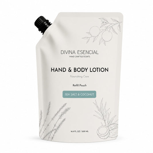 Hand & Body Lotion Refill Pouch - Sea salt & Coconut