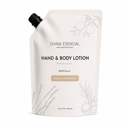 Hand & Body Lotion Refill Pouch - Vanilla Harmony