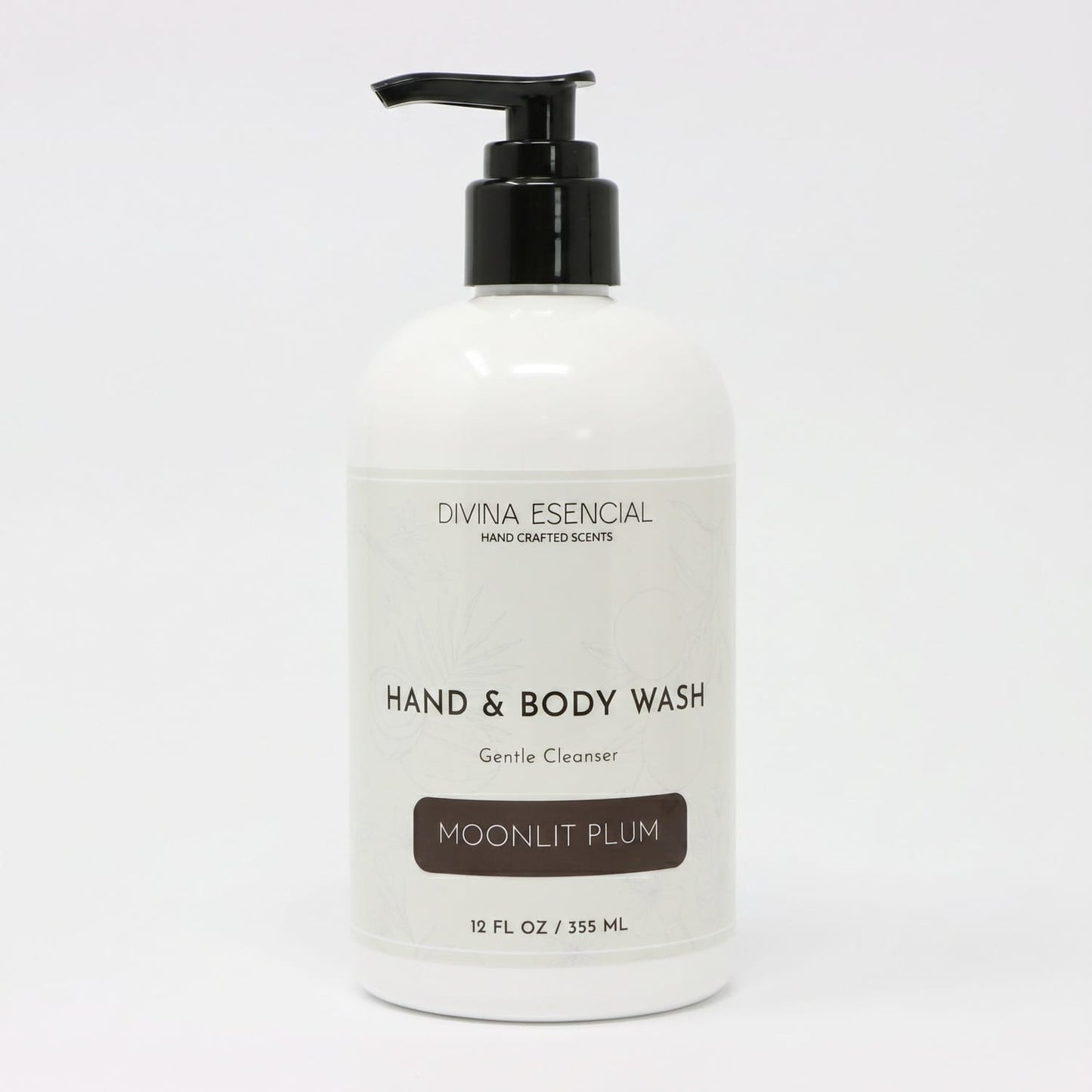 Hand & Body Wash Moonlit Plum - White Background