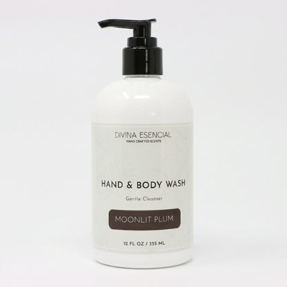 Hand & Body Wash Moonlit Plum - White Background