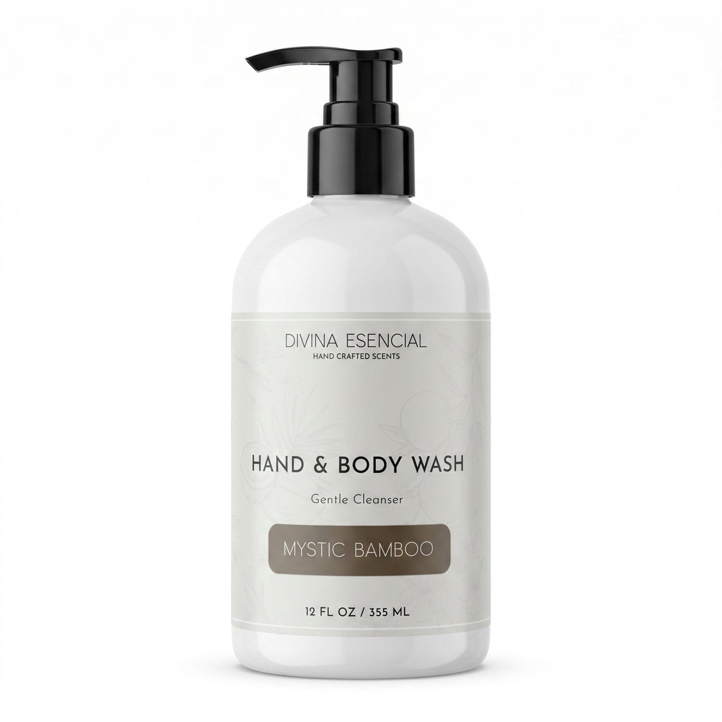Hand & Body Wash Mystic Bamboo - White Background